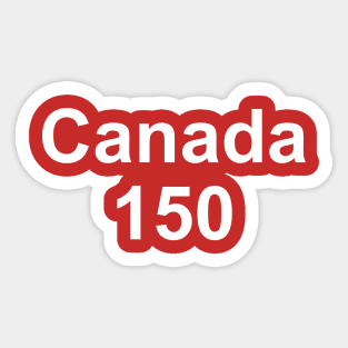 Canada is 150 years Sticker